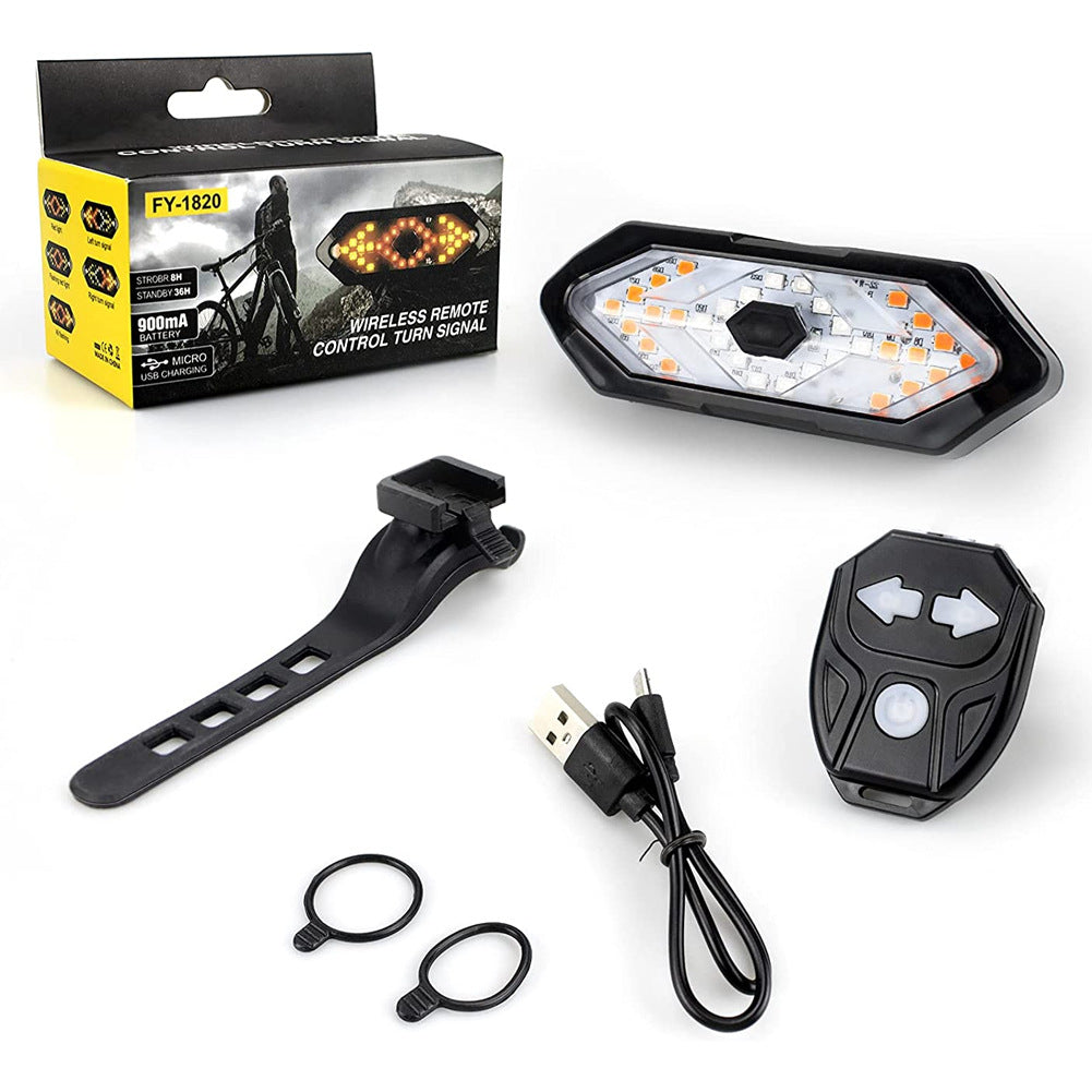 USB-Fahrradblinker mit Hupe