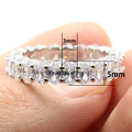 Eleganter Oval-Zirkon-Ring