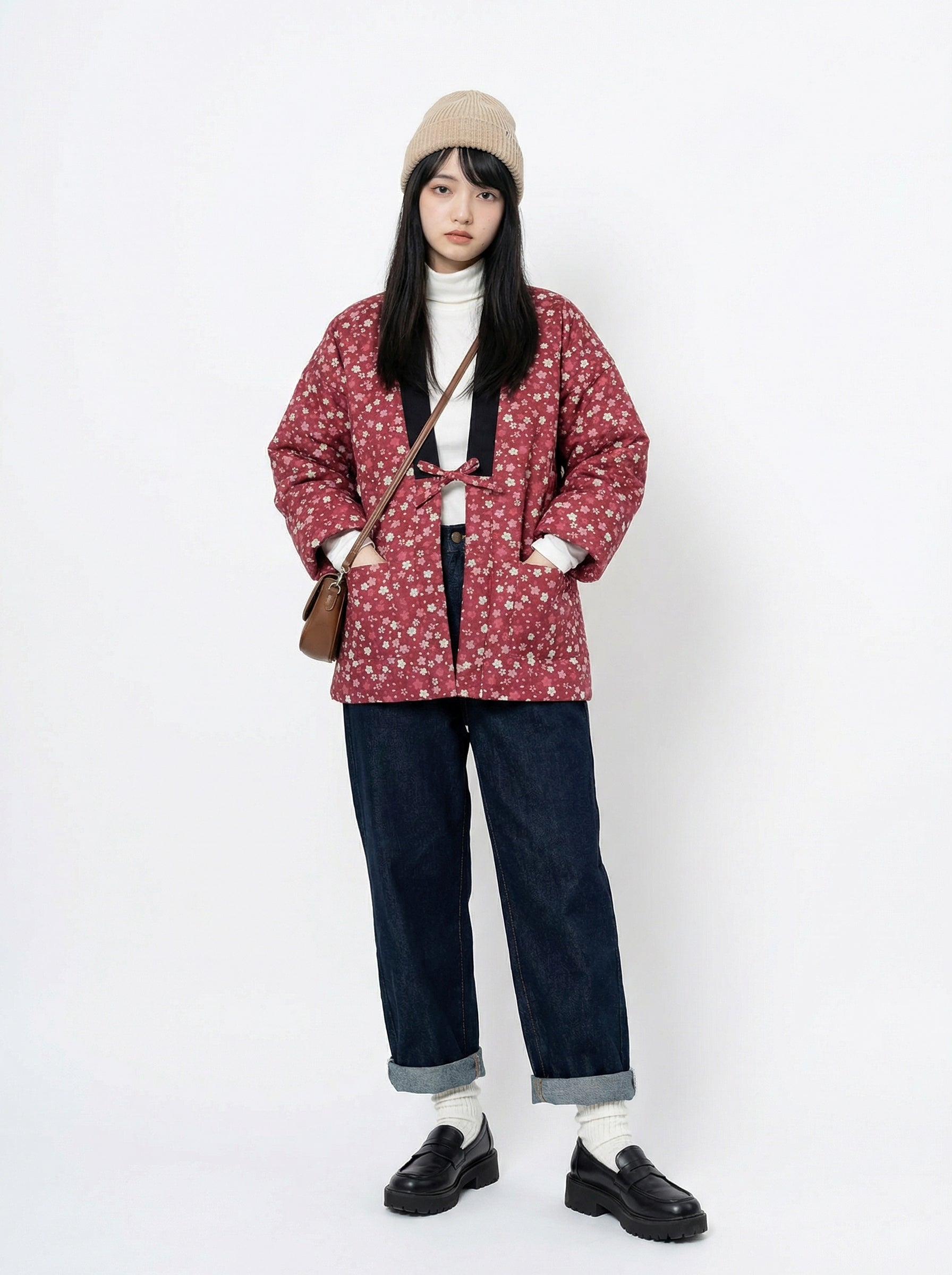 Warme Haori Jacke im japanischen Stil