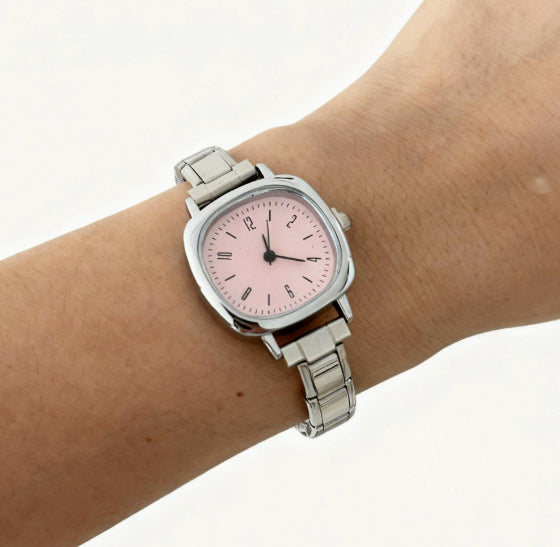 Damen-Quarzuhr mit abnehmbarem Edelstahl-Armband