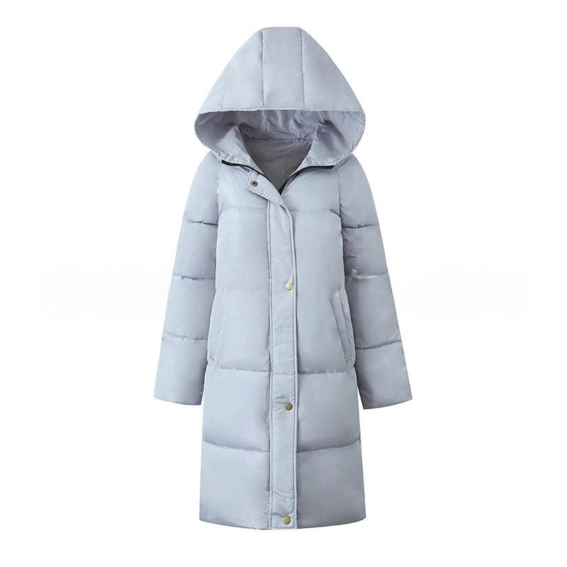 Weit sitzende Pufferjacke mit Kapuze – Bild 7 | LuxeStyle