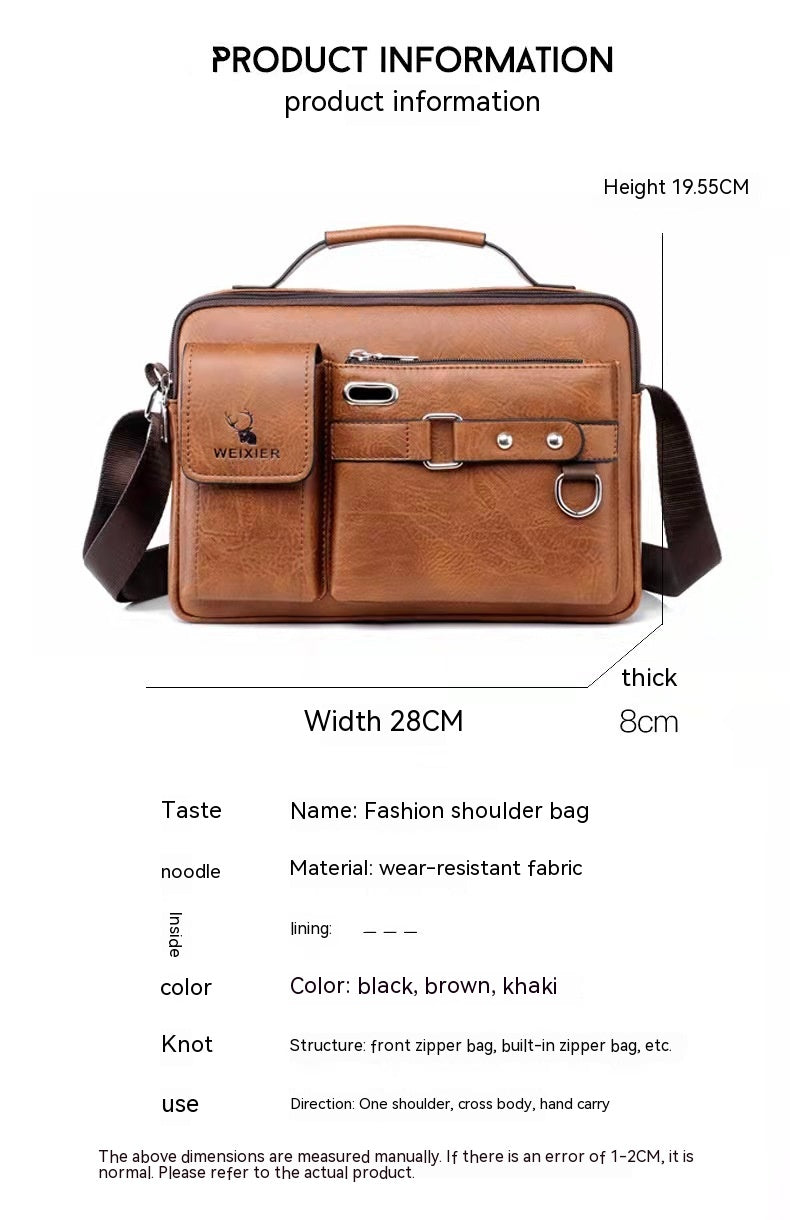Crossbody Schultertasche für Herren – Bild 1 | LuxeStyle