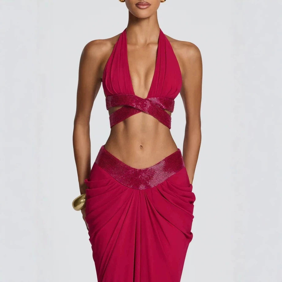 Elegantes Meerjungfrauen-Set aus Chiffon