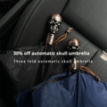 Automatischer UV-Schutz-Schirm mit Totenkopf