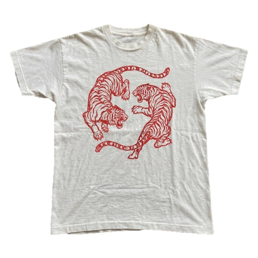 Tiger-Druck T-Shirt