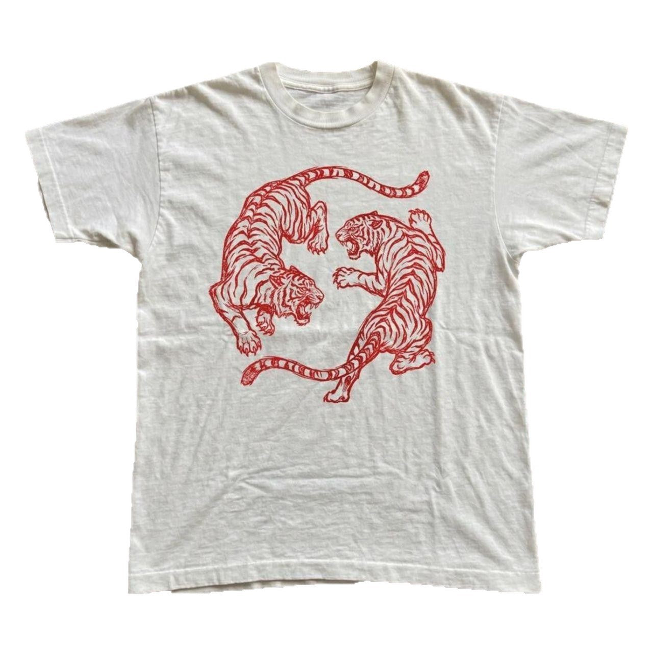 Tiger-Druck T-Shirt