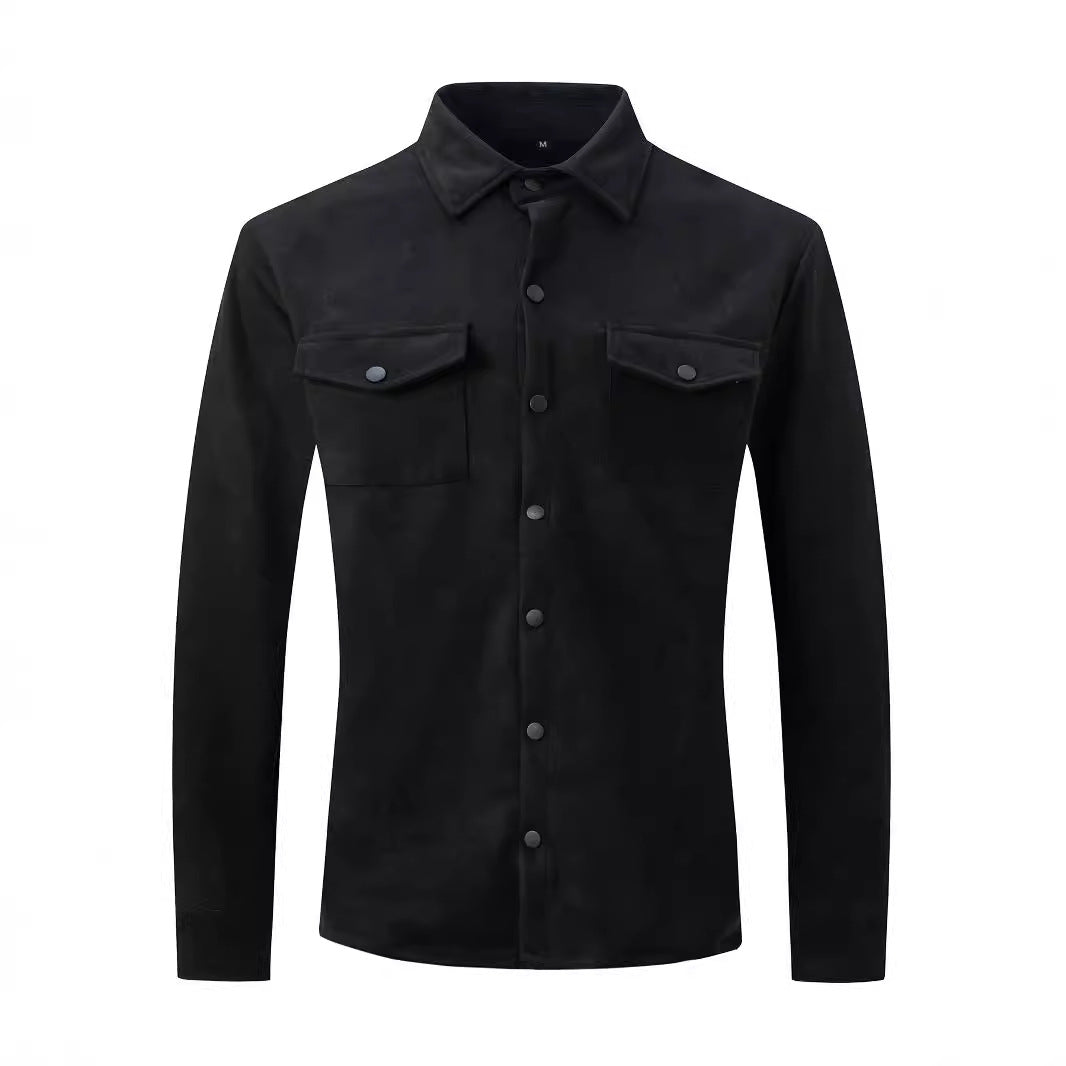 Herren Übergangsjacke mit Umlegekragen – Bild 4 | LuxeStyle