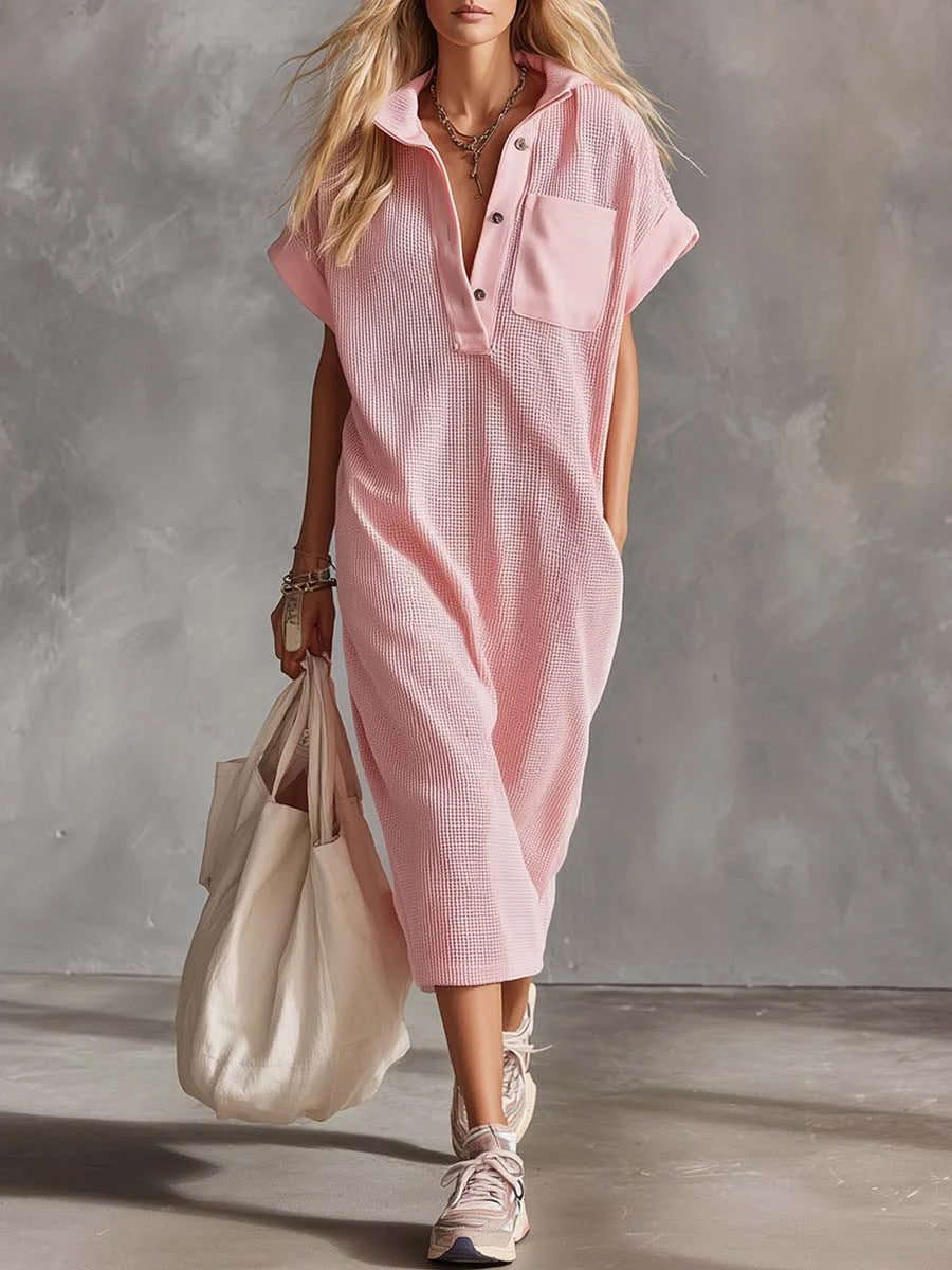 Elegantes Kurzarm-Kleid