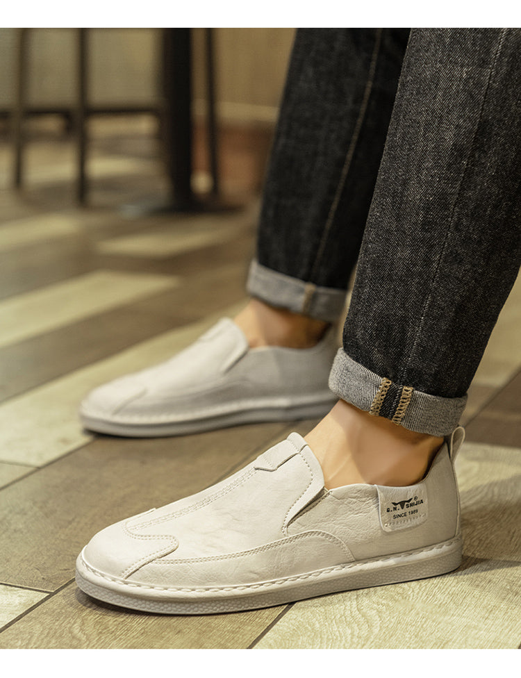Leichte Herren-Slipper aus Kunstleder – Bild 13 | LuxeStyle