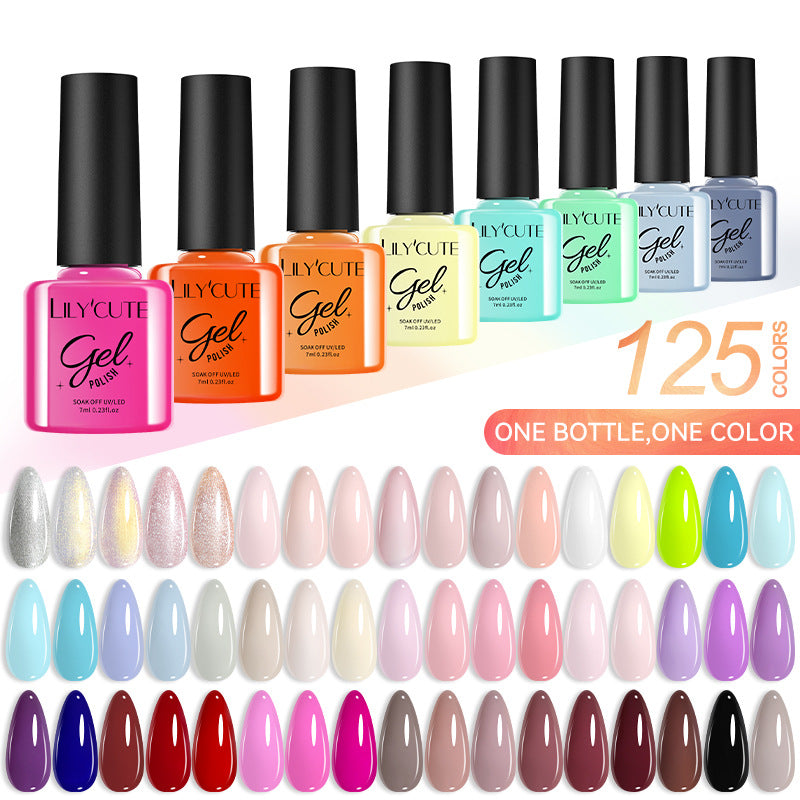 UV Nagellack Set – Glitzer & Uni-Farben