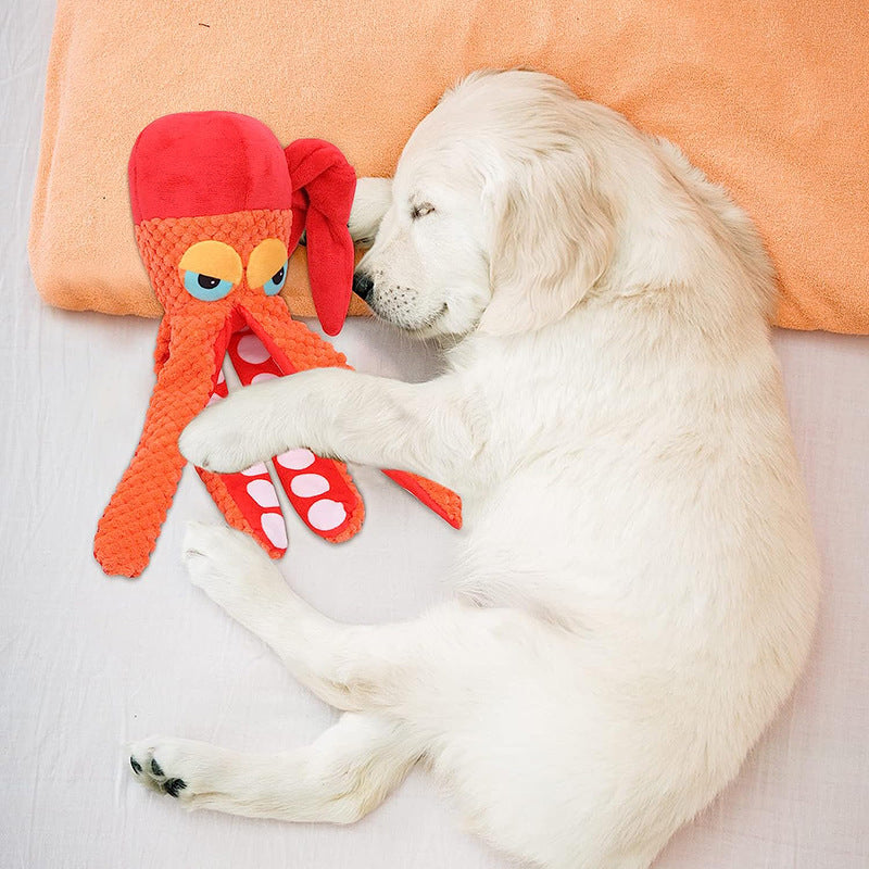 Oktopus Plüsch-Hundespielzeug