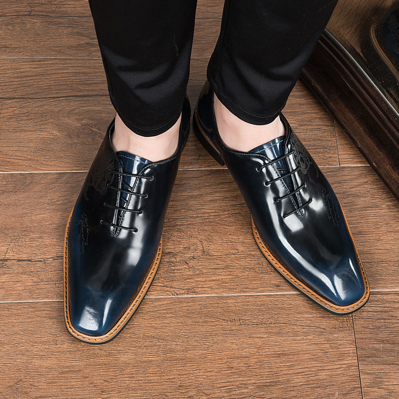 Business-Schuhe aus Kalbsleder mit Lasergravur – Bild 2 | LuxeStyle