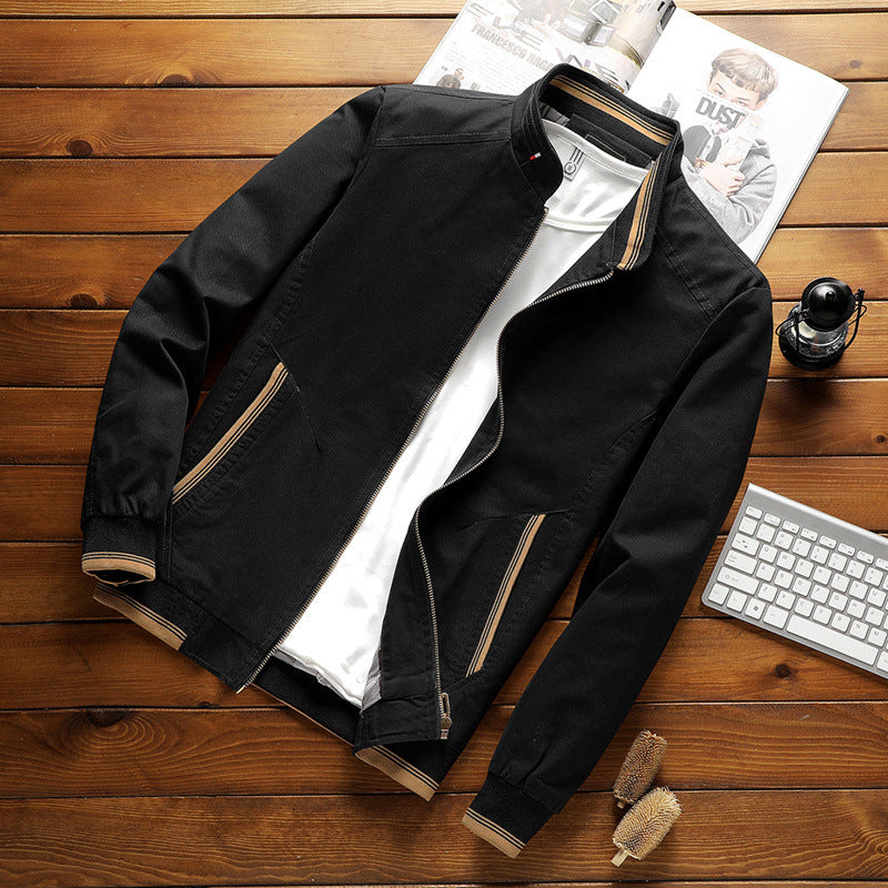 Stehkragen-Freizeitjacke für Herren – Bild 7 | LuxeStyle