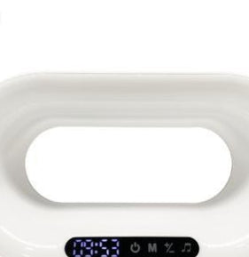 3-in-1 LED Lampe mit Wecker & Wireless Charger