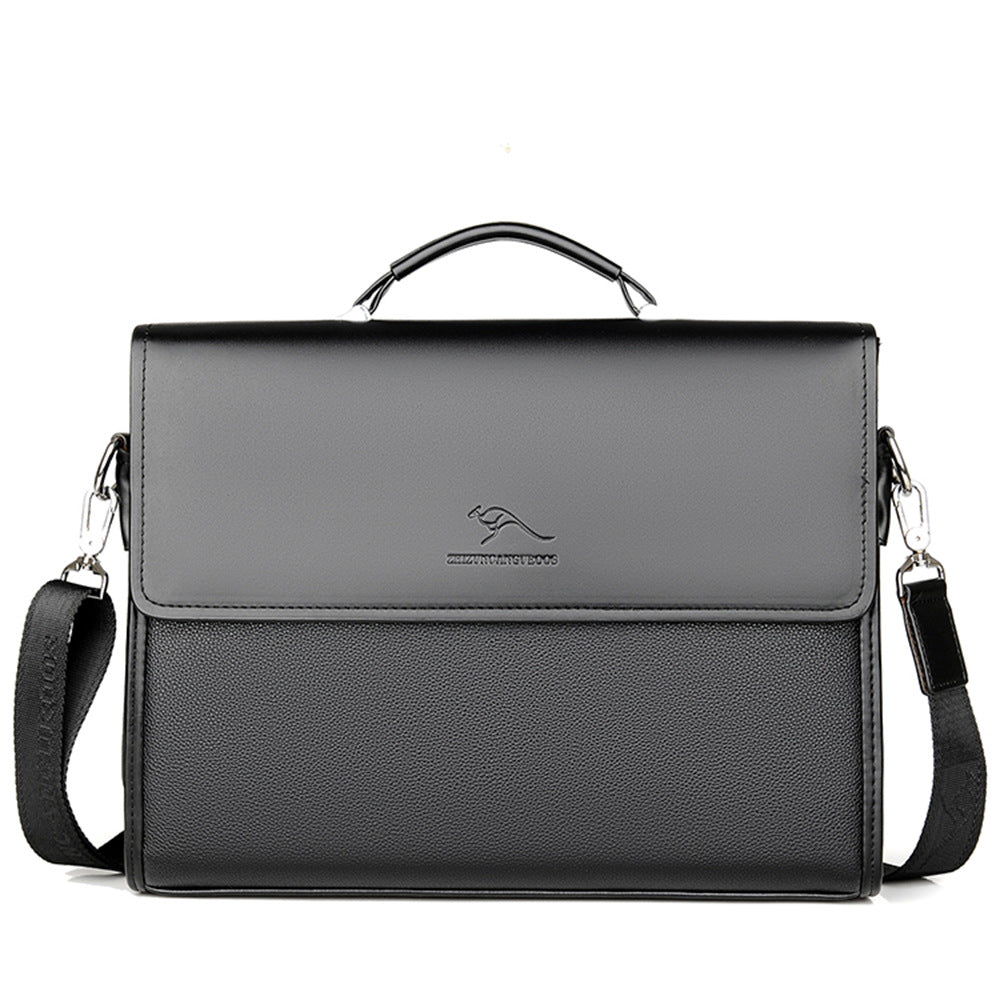 Business Aktentasche Schultertasche aus PU-Leder – Bild 3 | LuxeStyle