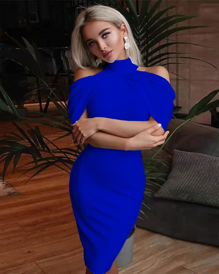 Elegantes Halterneck Etuikleid – Bild 6 | LuxeStyle
