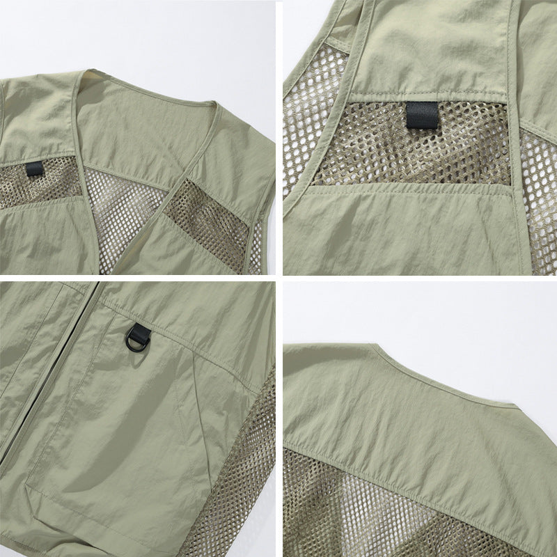 Herren Outdoor Freizeitweste – Locker geschnitten