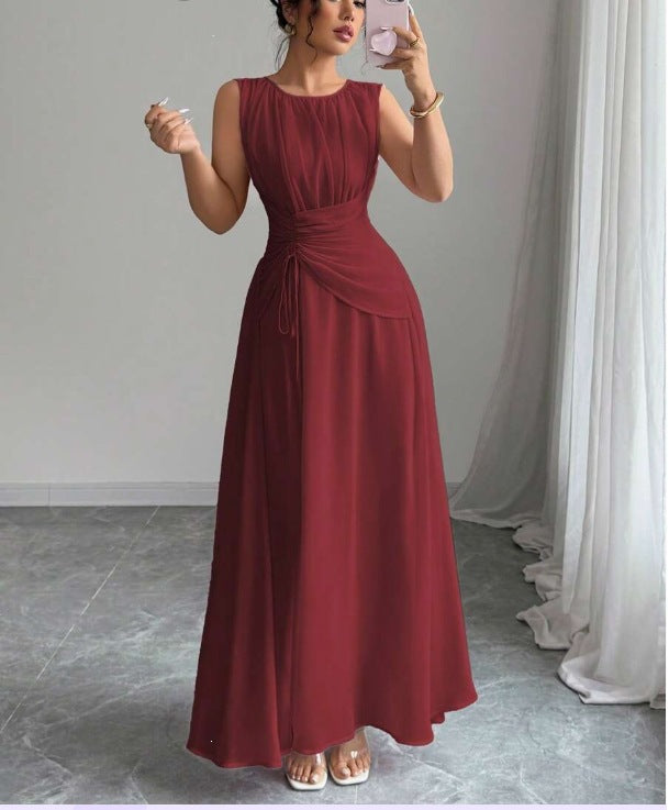 Langärmellose Chiffon-Dress – Bild 5 | LuxeStyle