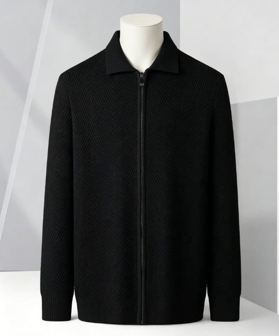 Einreihiger Cardigan für Herren