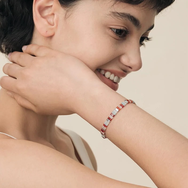 Armband mit Achat-Elementen – Bild 5 | LuxeStyle