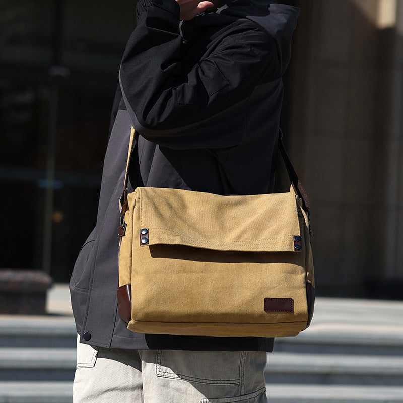 Canvas Schultertasche – grosse Kapazität – Bild 8 | LuxeStyle