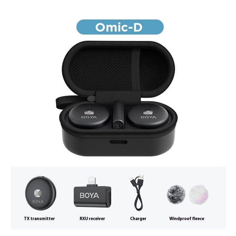 Boya 2-in-1 Funkmikrofon mit Ansteck-Clip