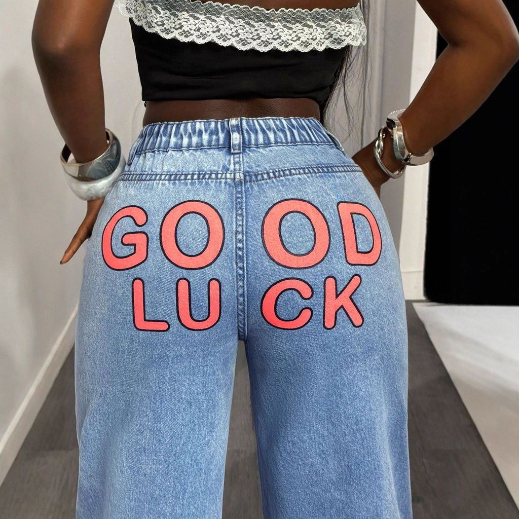 Elegante Straight-Leg Jeans