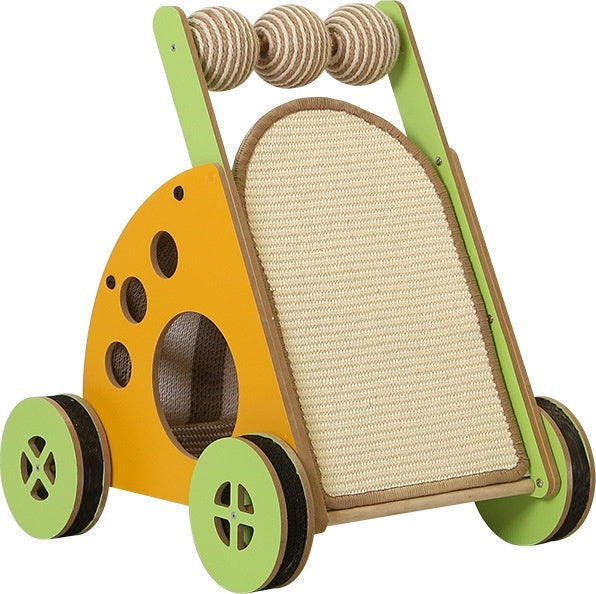 Haustier-Buggy mit Kratzbaum