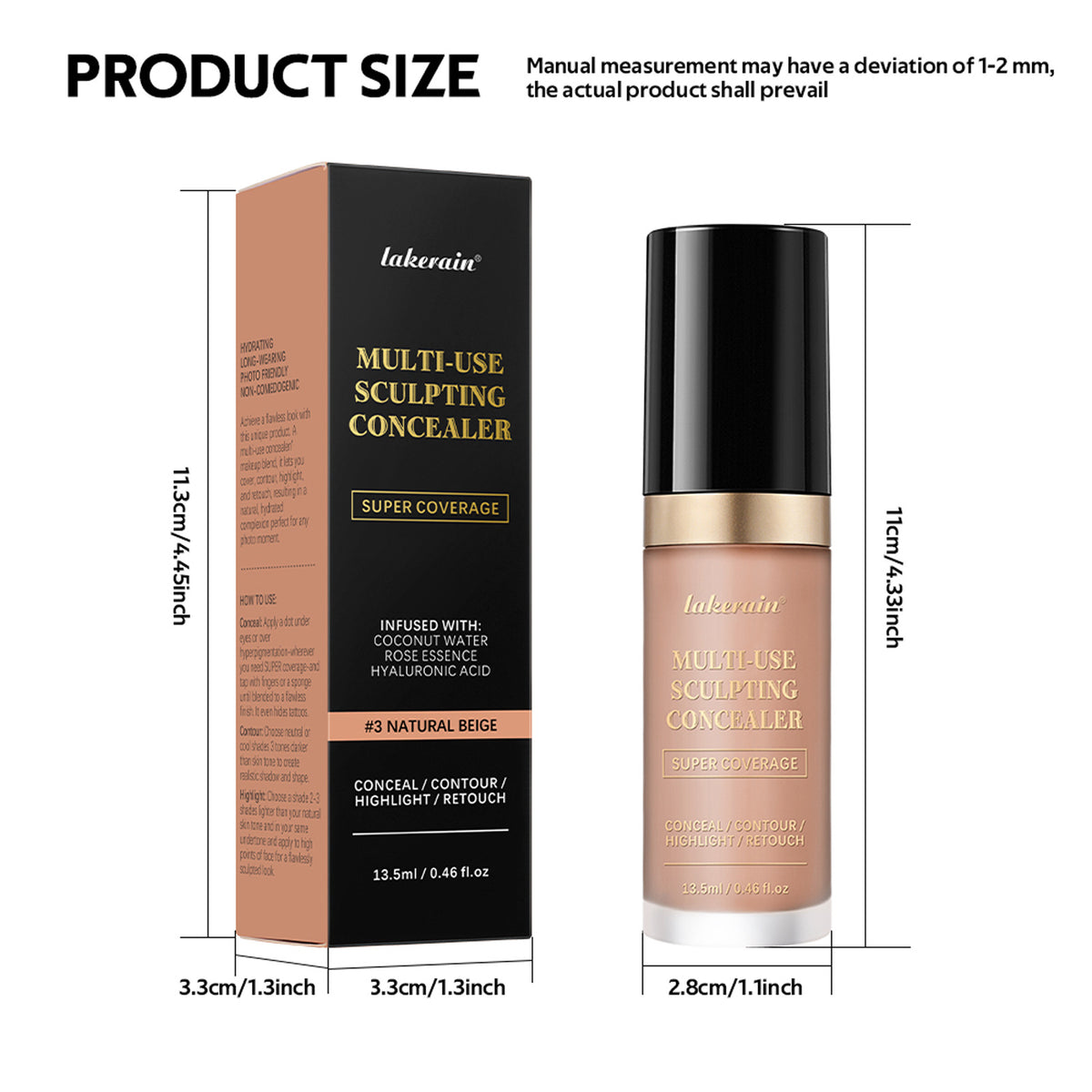 Feuchtigkeitsspendender Concealer Honig – Bild 8 | LuxeStyle