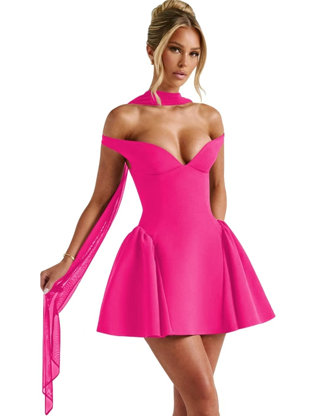 Baumwollkleid ohne Ruecken