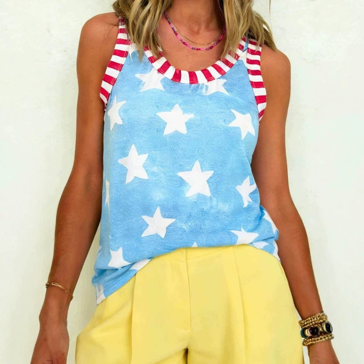 Sternenprint Tanktop für Damen