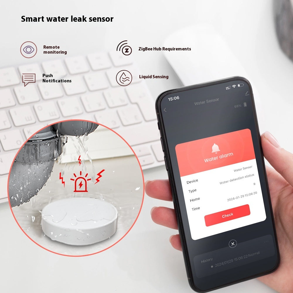 Wasserleckage-Alarm mit App