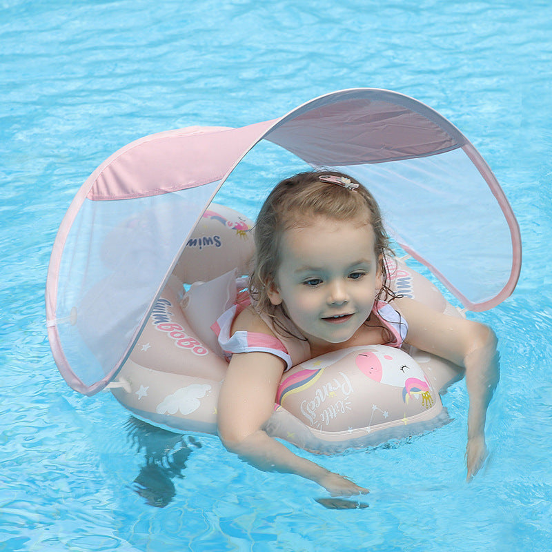 Schwimmring mit Sonnenschutz für Babys | LuxeStyle