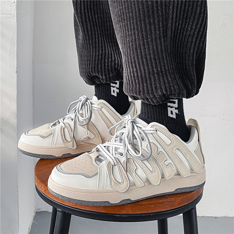 Low-top Sneaker mit runder Zehenpartie – Bild 10 | LuxeStyle