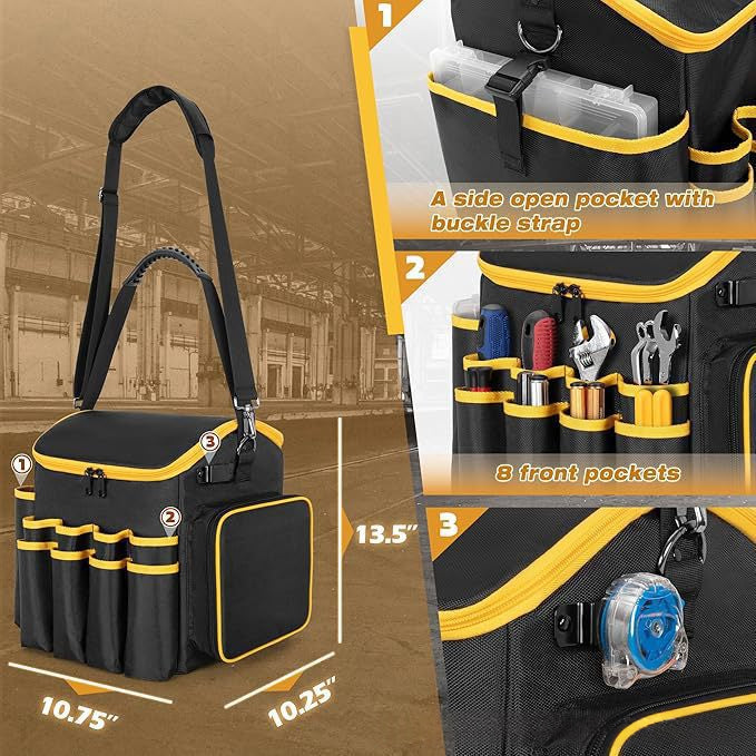 Werkzeugtasche mit Trennwand – Bild 2 | LuxeStyle