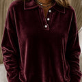 Relaxed Polo-Shirt mit Umschlagkragen
