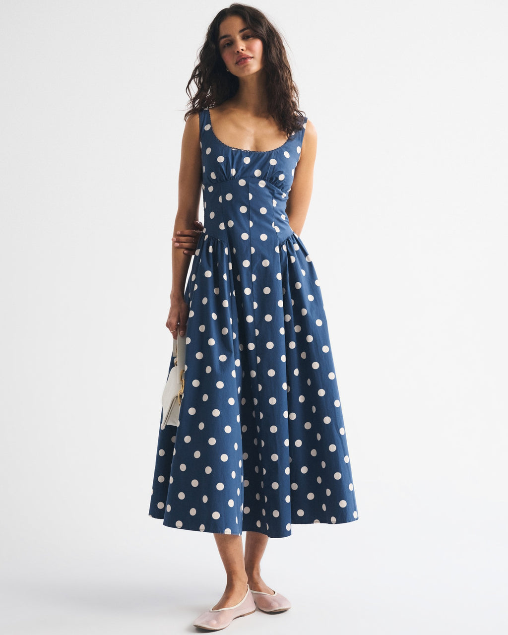 Elegantes Maxi-Slip-Kleid mit Blumenmuster – Bild 5 | LuxeStyle