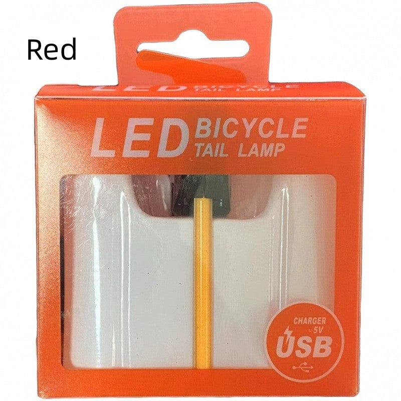 Wasserdichte USB-Rückleuchte für Velos