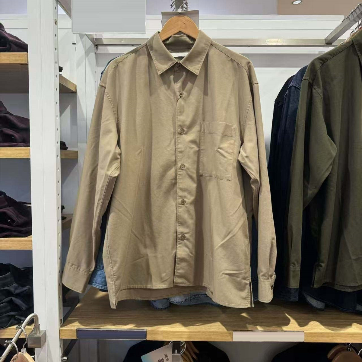 Männerlangärmeliges Shirt im Freizeitstil – Bild 4 | LuxeStyle