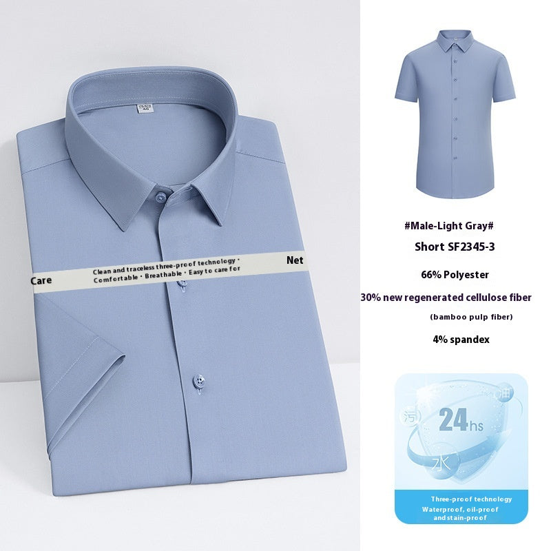 Herren Langarmhemd aus Bambusfaser – Bild 4 | LuxeStyle