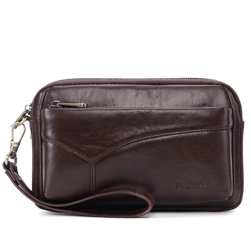 Handtasche für Herren – Leder‑Geldbörse mit Griff – Bild 4 | LuxeStyle