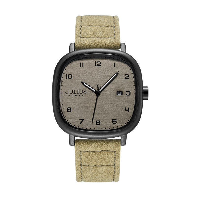 Quadratische Quarz-Uhr mit Metallband – Bild 4 | LuxeStyle