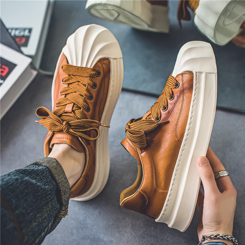 Shell Toe Leder-Sneaker für Herren – Bild 5 | LuxeStyle