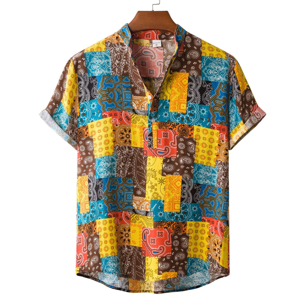 Bambus-Hemp Shirt mit Krawattenknoten – Bild 5 | LuxeStyle