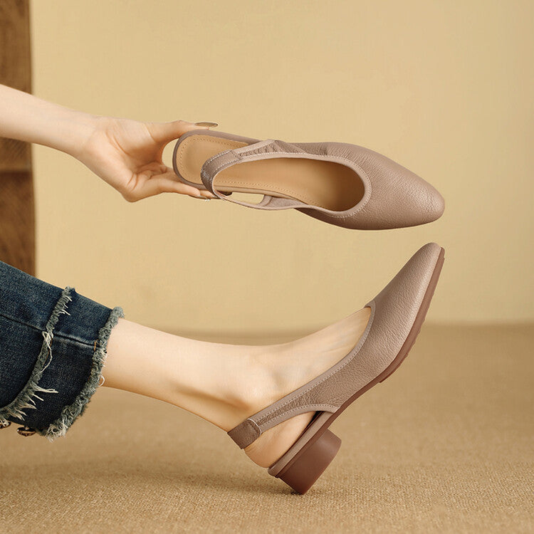 Spitze Retro-Sandalen aus Schafsleder – Bild 6 | LuxeStyle