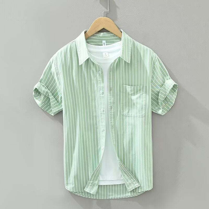 Tie-Dye Kurzarmhemd für Herren – Bild 4 | LuxeStyle