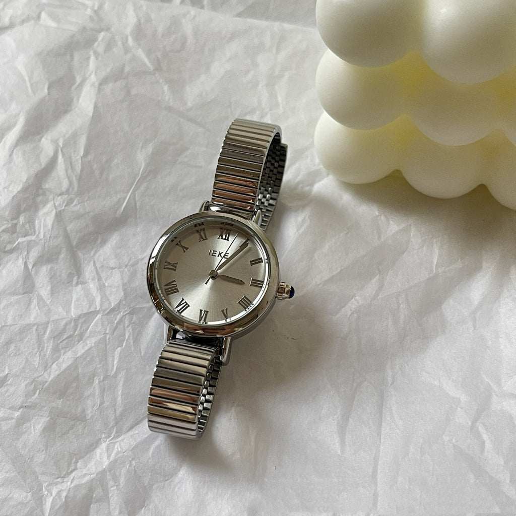 Elegante Damenuhr aus Edelstahl