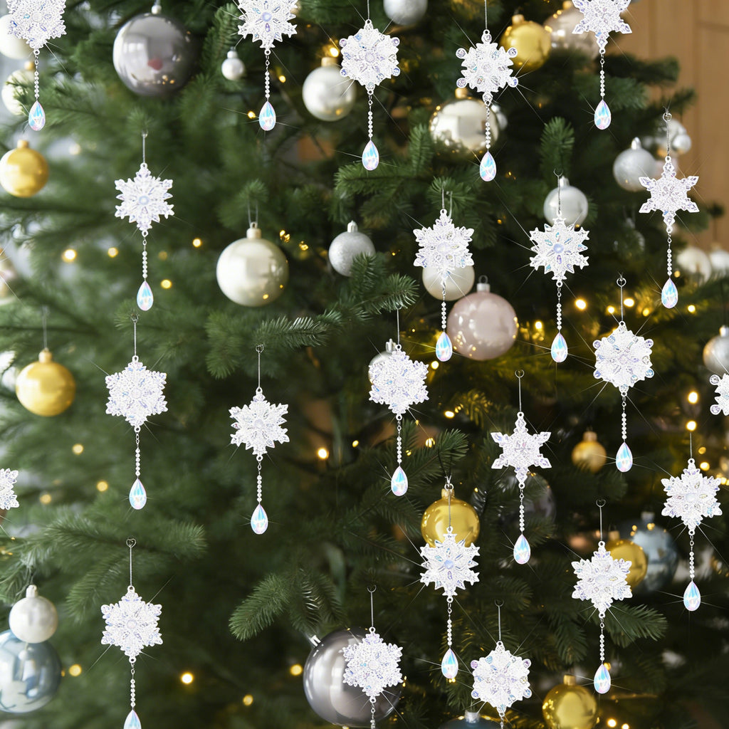 Diamond Painting Weihnachts-Schlüsselanhänger Set