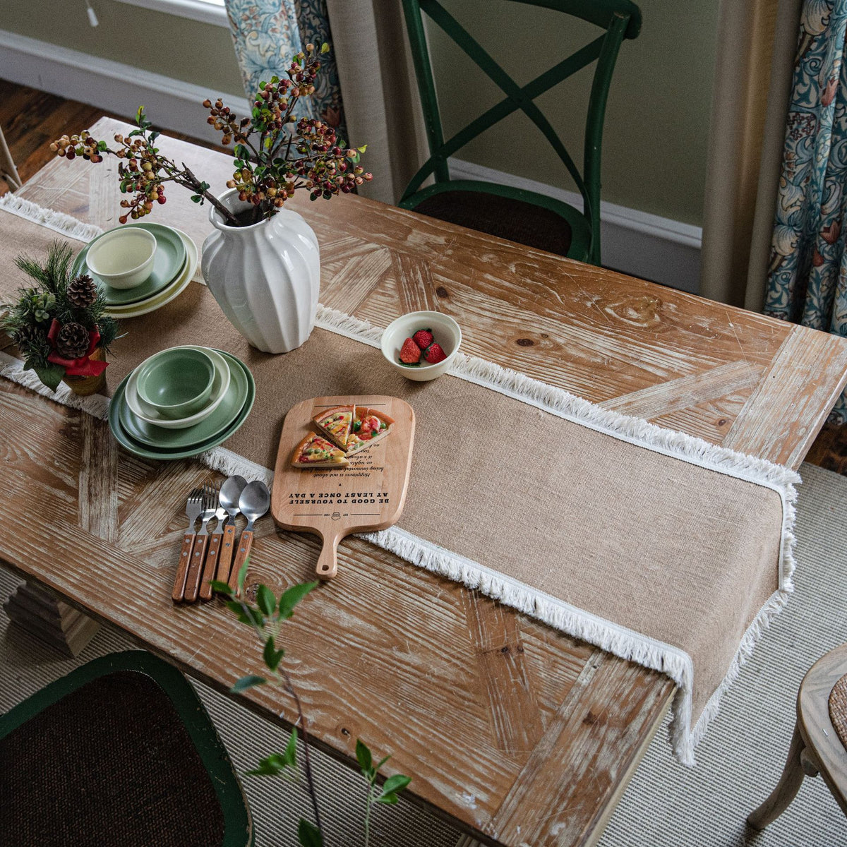 Jute-Tischläufer mit Quasten – Bild 9 | LuxeStyle