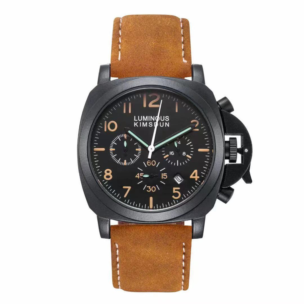 Sportliche Herrenuhr mit Leuchtzeigern – Bild 4 | LuxeStyle